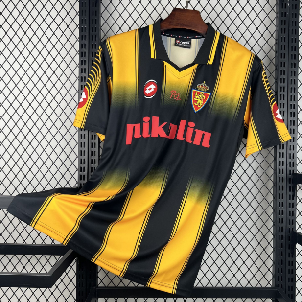 2003-04 Real Zaragoza Retro Away Soccer Jersey Shirt